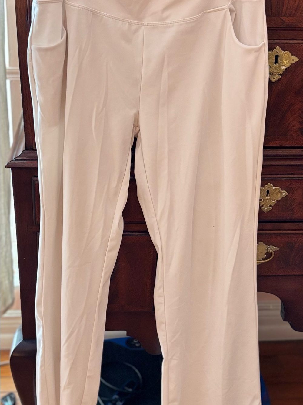 White Wide-Leg Lounge yoga Pants